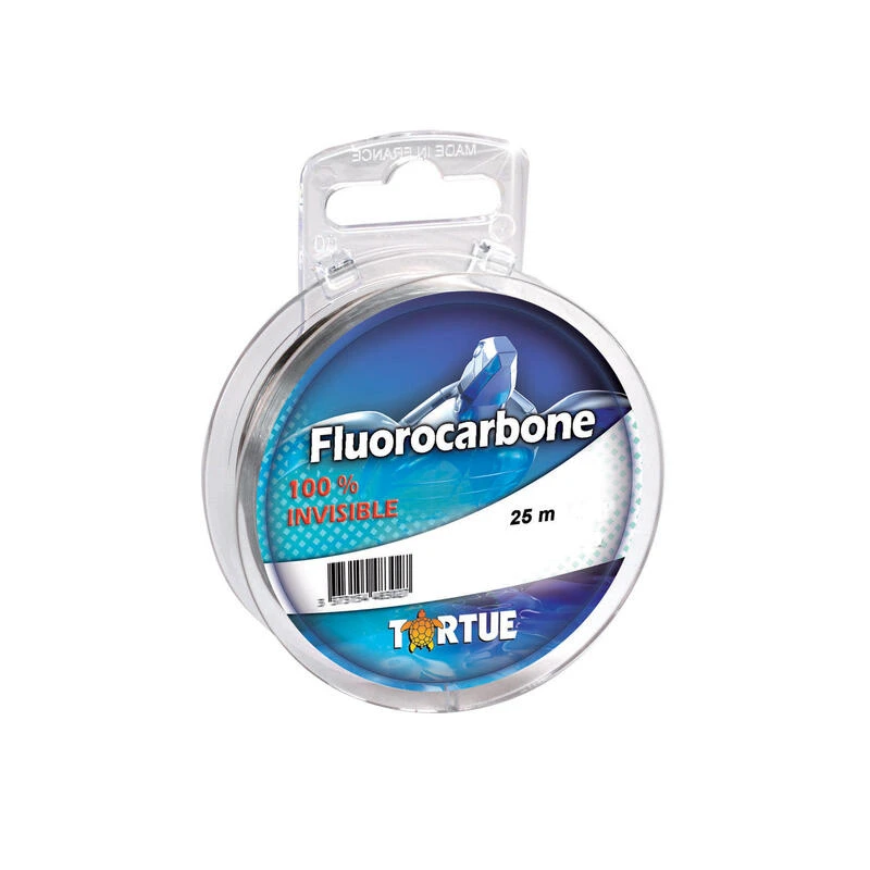 FIL PECHE A LA MOUCHE FLUOROCARBONE 25M 12/100 3 FIL PECHE A LA MOUCHE FLUOROCARBONE 25M 12/100
