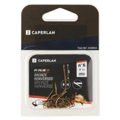 HAMEÇON SIMPLE BRONZE RENVERSE NON MONTE PA HK 0R X50 -Pêche Promotion Boutique hamecon simple bronze renverse non monte pa hk 0r x50 2