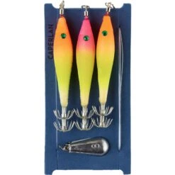 Kit Prêt à Pêcher SW ETU KIT SQ 3 Turluttes Pêche Des Seiches Et Calamars -Pêche Promotion Boutique kit pret a pecher sw etu kit sq 3 turluttes peche des seiches et calamars 2