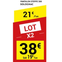 PANTALON CARGO RESISTANT STEPPE 300 VERT -Pêche Promotion Boutique pantalon cargo resistant steppe 300 vert 1