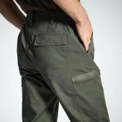 PANTALON CARGO RESISTANT STEPPE 300 VERT -Pêche Promotion Boutique pantalon cargo resistant steppe 300 vert 4
