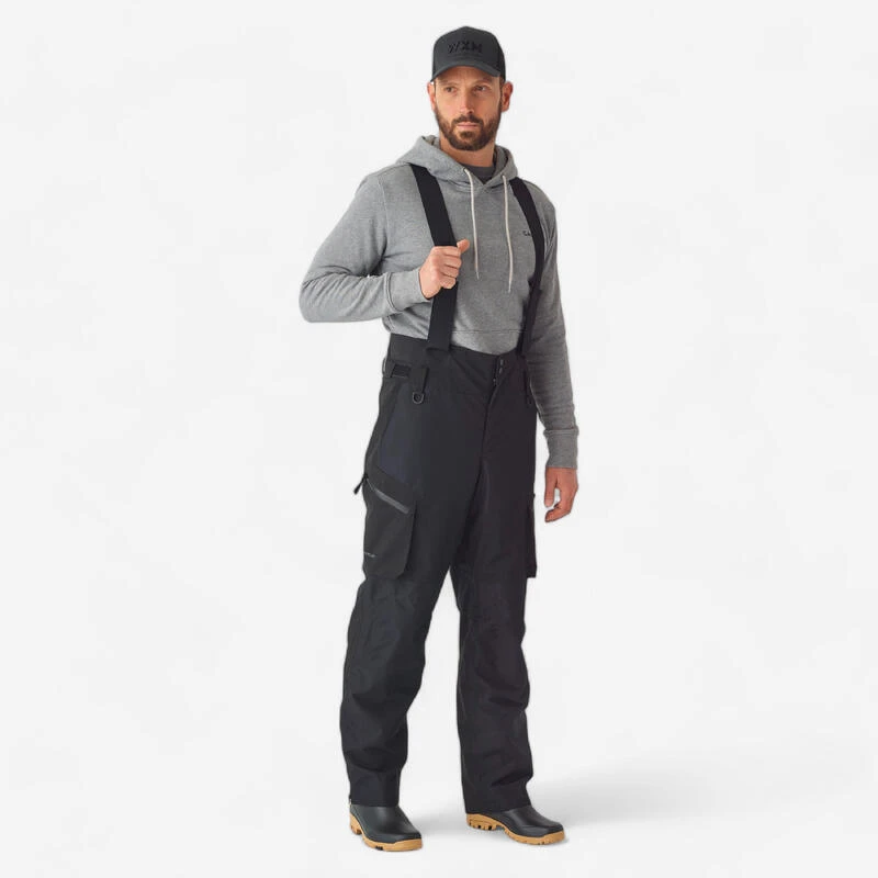 Pantalon De Pêche Imperméable Homme - FT 500 WPF Noir 3 Pantalon De Pêche Imperméable Homme - FT 500 WPF Noir