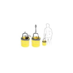 Seau Souple & Pliable 15L Jaune Zulupack -Pêche Promotion Boutique seau souple and pliable 15l jaune zulupack 2